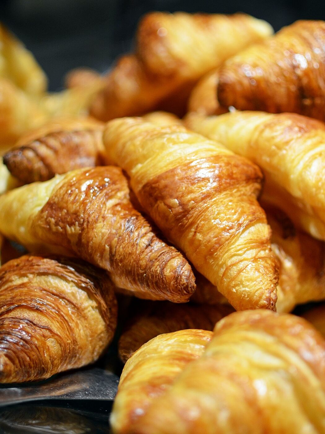 Máslové croissanty na plechu